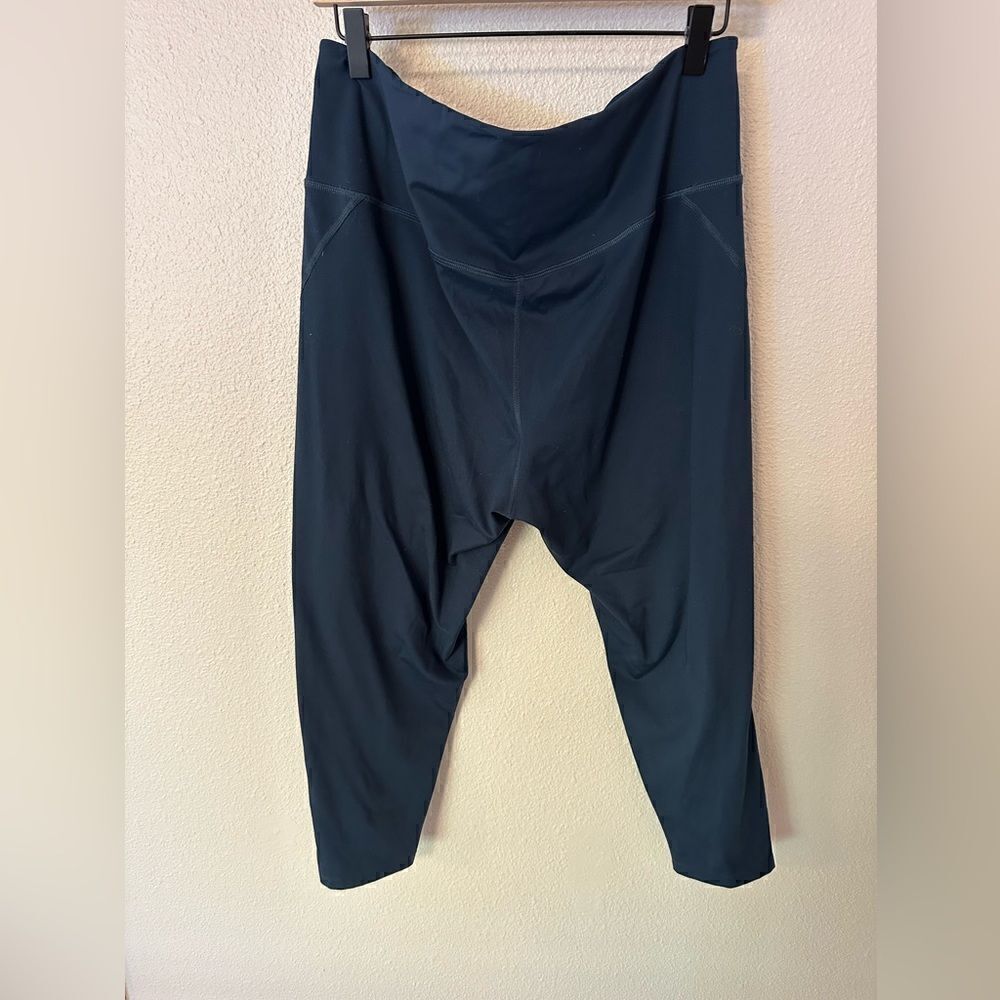 Girlfriend Collective Navy Blue leggings 3X